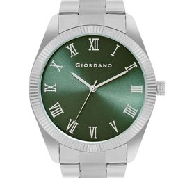 GIORDANO Men Dial & Stainless Steel Bracelet Style Straps Analogue Watch GZ-50112-11-48