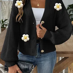 StyleCast Women Embroidered Cardigan with Embroidered Detail-picture-22