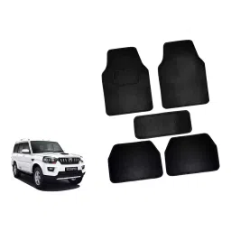 Auto Pearl CMBK145 Polyester Standard Mat for Tata Sumo Grande (Black)-43
