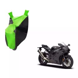 Auto Pearl Waterproof Two Wheeler Cover For Honda CBR 1000RR (Green & Black)-image-78