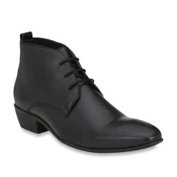 Delize Men's Black Chukka Boots-image-70