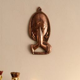 eCraftIndia Bronze-Toned Metal Wall Hanging-15