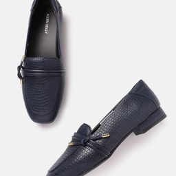 Allen Solly Women Animal Textured Loafers-13