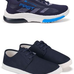 Spotwalk Men Mesh Running Shoes-image-54