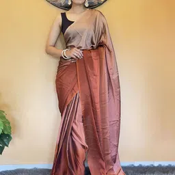 HERE&NOW Colourblocked Pure Chiffon Jamdani Saree-image-66