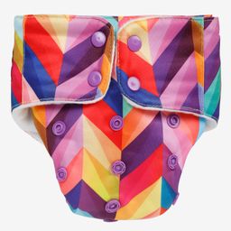 Mylo Baby Freesize Adjustable Cloth Diapers with 1 Free Insert Oeko Tex Certified Pack of 1 Rainbow Print - Multicolour-3