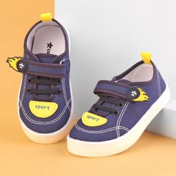 Cute Walk by Babyhug Velcro Closure Casual Shoes - Navy Blue-image-76