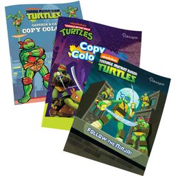 Teenage Mutant Ninja Turtles Pack of 3 Books | Story & Copy Colouring Books | English-12