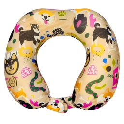 Bunie Puppy Dog Print Headrest/Neck Pillow-image-8