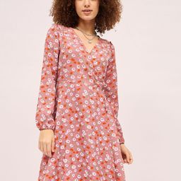 Mayra Women Floral Printed A-Line Cotton Dress-image-47