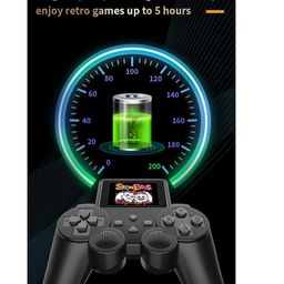 TMG Handheld Game Video Game 8-bit 520 in 1 Classic Retro Games Handheld Gamepad Game Console - 2.5 inch Screen Rechargeable AV TV Out(Pink) image 2