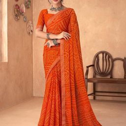 Reboot Fashions Bandhani Pure Chiffon Bandhani Saree-image-73