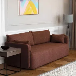 nestroots CozyChic Burgundy Boucle Twin Sofa-picture-16