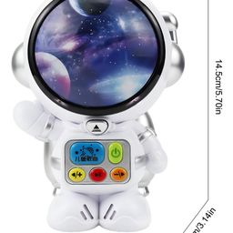 NEGOCIO Astronaut Robot Toy with 3 Discs,Reading Toys for Toddlers- PACK OF 1- COLOR MAY VARY image 3