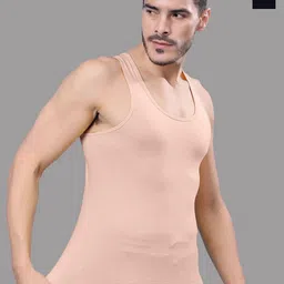 FBAR Pack Of 2 Round Neck Ribbed Cotton Gym Vest R-01-32-image-91