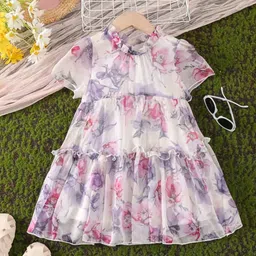 BAESD Net A-Line Dress-15