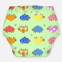 Snugkins Free Size Reusable Organic Cloth Diaper With Terry Soaker - Multicolour image 4
