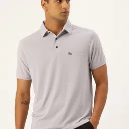 FIFTY TWO Self-Design Polo Collar Dri-FIT Training T-shirt-image-83