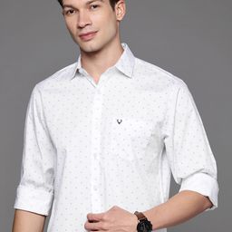 Allen Solly Classic Fit Printed Casual Shirt-image-101
