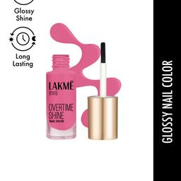 Lakme 9 to 5 Primer + Gloss Nail Color - Pink Pace - 6 ml image 3