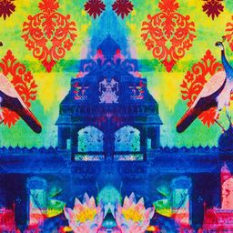 SEJ by Nisha Gupta Multicoloured Set of 6 Printed Table Placemats image 3