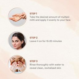 WOW SKIN SCIENCE Set of 2 Multani Mitti Face Pack - 200ml each image 3