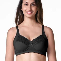 BLOSSOM Black Full Coverage Shaper Bra-12