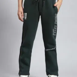 Monte Carlo Kids Bottle Green Printed Trackpants-image-54