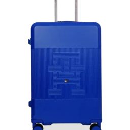 TOMMY HILFIGER Wedge Blue Patrick Logo Large Hard Sided Checked Luggage-picture-42