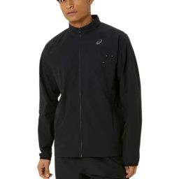 Asics Black Regular Fit Sports Jacket-image-16