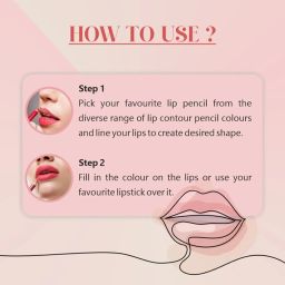 Matt Look Colorite Lip Contour 14 Favourite Red - 0.09 gm image 4