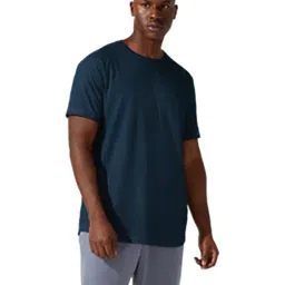 Asics Blue Round Neck T-Shirt-image-42
