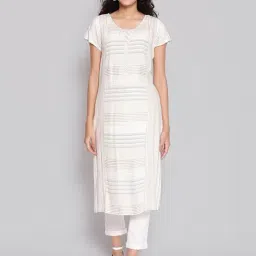 Aurelia Biege Regular Fit Kurta-image-53