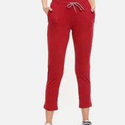 Dollar Missy Red Regular Fit Trackpants-image-20