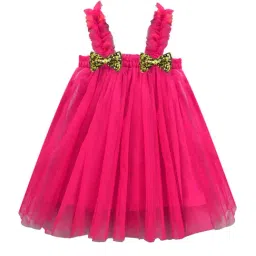 A.T.U.N. Fuchsia Solid Dress-image-72