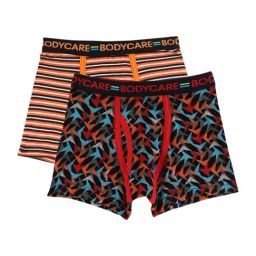 Bodycare Boys Trunk Pack Of 2-Red & Orange-image-5