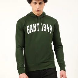 GANT Green Slim Fit Printed Sweatshirt-image-74