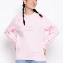Belliskey Light Pink Printed Pullover-picture-13