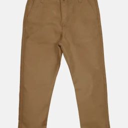 Kiddopanti Boys Light Brown Solid Pants-image-43