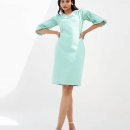 SALT Attire Blue Rimini Shift Dress-picture-11
