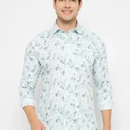 Duke Green Blended Slim Fit Printed Shirt-picture-9