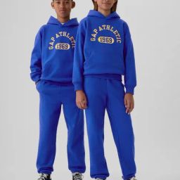 GAP Boys Blue Embroidered Hooded Sweatshirt-image-43