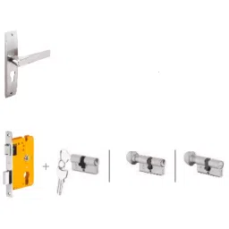 Dorset HL Series -Zovi HL ZOV 203 mm(8 Inch) SS Finish Combo Lock Sets With Mortise Lever Lock (KY)-13