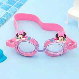 Yellow Bee Girls Disney Minnie Mouse Anti Fog Swimming Goggles with 3D Ears & Star-image-97