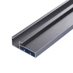 Harrison 3 m or 10 ft Silver Finish Aluminium Frame Handle Profile, 1772-picture-2