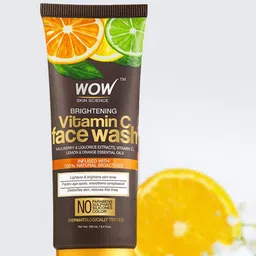 WOW SKIN SCIENCE Set of Vitamin C Face Wash with Himalayan Rose Water Toner - 100 ml Each image 2