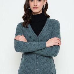 CREATIVE LINE Women Woollen Cardigan-image-50