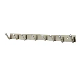GENERIC Hanger 8 Pin S.S.Multy Design Chrome Finish Wall Mounted for Bathrooms, Toilets, ID_SS_082-image-45