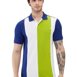 Being Human Multicolor Regular Fit Colour Block Polo T-Shirt-picture-43