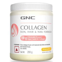 GNC Marine Collagen with Hyaluronic Acid, Biotin & Antioxidants for Women & Men - Pineapple 200 gm-63